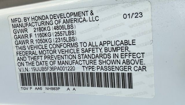 Certified Used 2023 Platinum White Pearl Acura  image 29