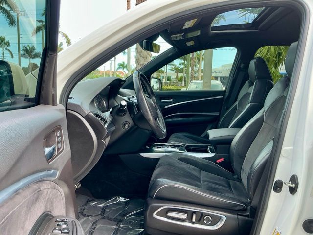 Used 2019 White Diamond Pearl Acura 3.5L Tech & A-Spec Pkgs image 8