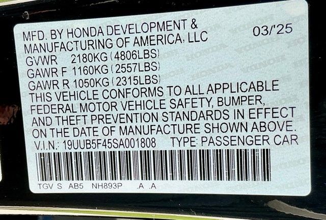 Certified Used 2025 Majestic Black Pearl Acura Technology Package image 40
