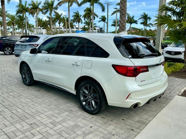 Used 2019 White Diamond Pearl Acura 3.5L Tech & A-Spec Pkgs image 4