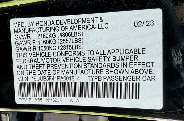 Used 2023 Majestic Black Pearl Acura Technology Package image 39