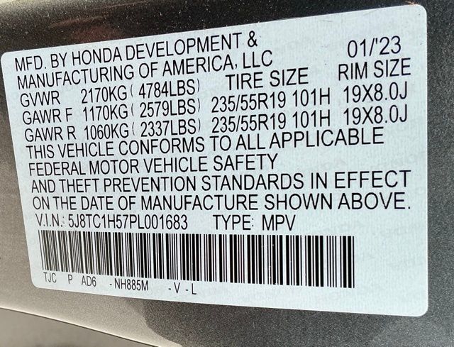 Certified Used 2023 Liquid Carbon Metallic Acura Technology Package image 38