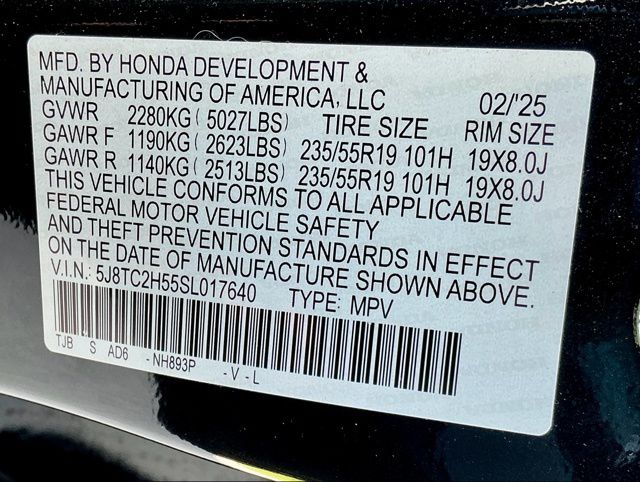 Certified Used 2025 Majestic Black Pearl Acura Technology Package image 40