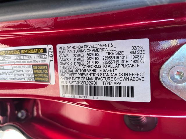 Certified Used 2023 Performance Red Pearl Acura  image 11