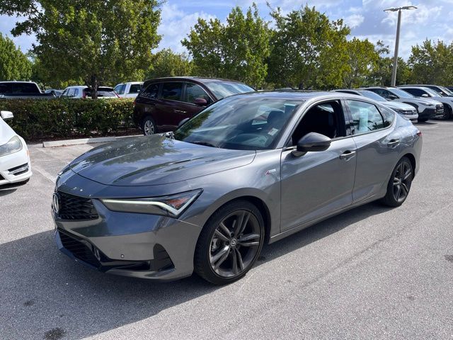 Certified Used 2023 Liquid Carbon Metallic Acura A-Spec Tech Package image 2