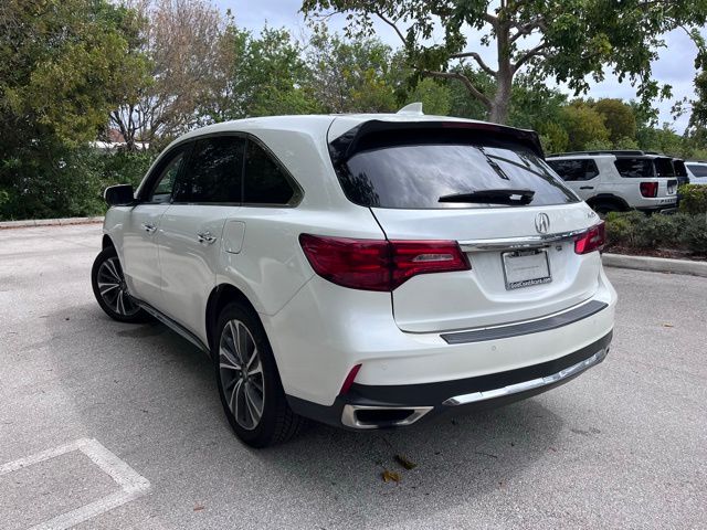 Used 2019 White Diamond Pearl Acura 3.5L Tech Pkg image 3