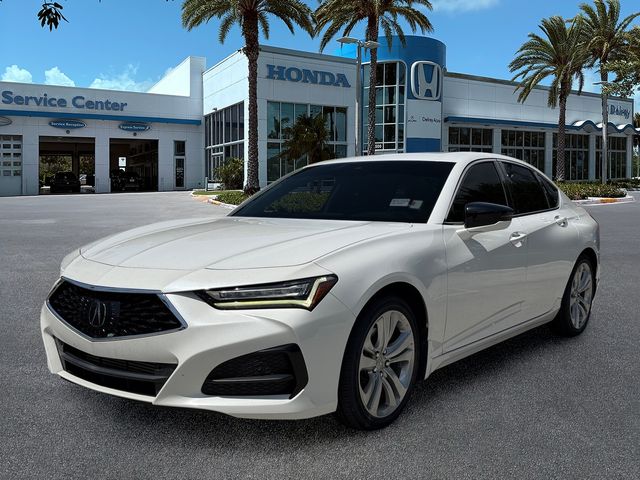Certified Used 2021 Platinum White Pearl Acura Technology Package image 4