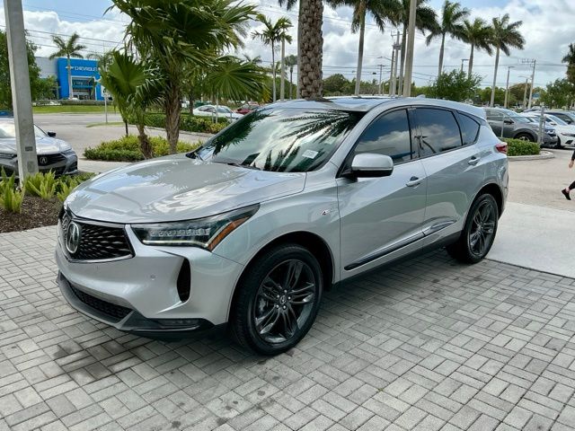 Certified Used 2023 Lunar Silver Metallic Acura A-Spec Package image 3