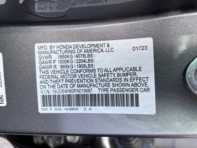 Certified Used 2023 Liquid Carbon Metallic Acura A-Spec Tech Package image 12