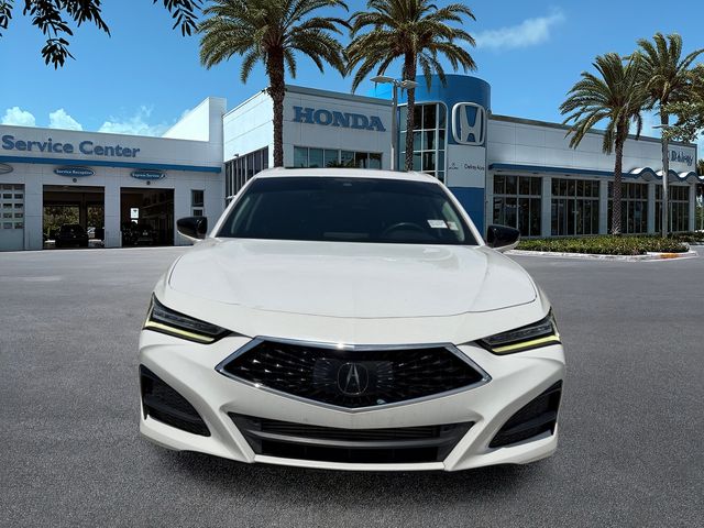 Certified Used 2021 Platinum White Pearl Acura Technology Package image 3
