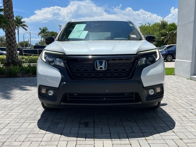 Certified 2021 Honda Passport EX-L with VIN 5FNYF7H5XMB014294 for sale in Delray Beach, FL