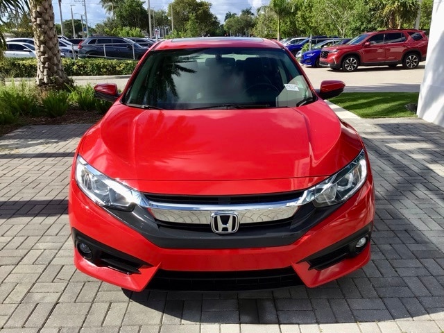 Used 2017 Honda Civic EX-L with VIN 2HGFC1F76HH636636 for sale in Delray Beach, FL