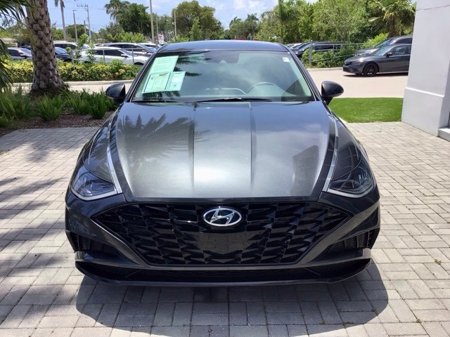 Used 2021 Hyundai Sonata SEL with VIN KMHL64JA8MA145910 for sale in Delray Beach, FL