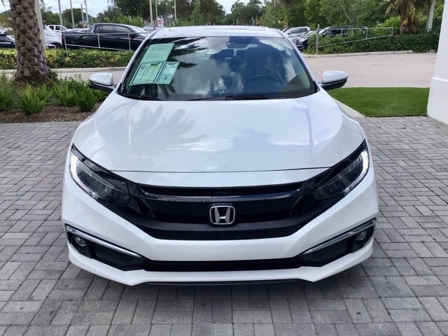 Used 2020 Honda Civic Touring with VIN 2HGFC1F90LH681811 for sale in Delray Beach, FL