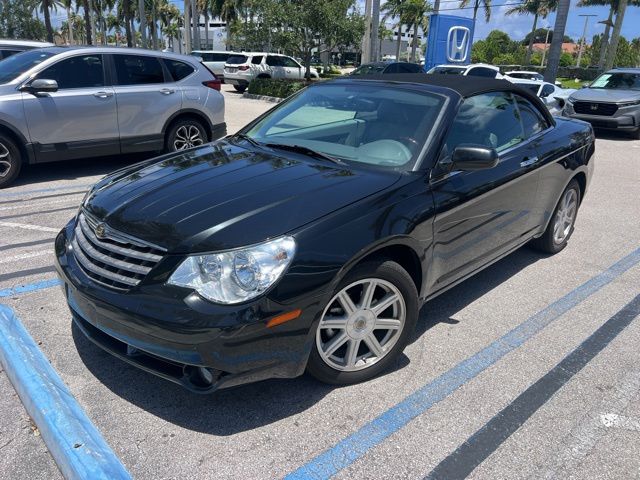Brilliant Black 2008 Chrysler Sebring Limited Convertible FWD Convertible Front-Wheel Drive 6-Speed Automatic