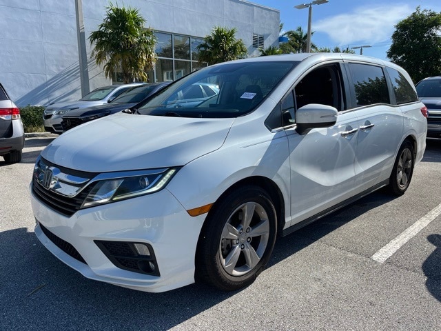 Used 2020 Honda Odyssey EX-L with VIN 5FNRL6H71LB039608 for sale in Delray Beach, FL