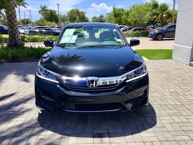 Used 2017 Honda Accord Hybrid EX-L with VIN JHMCR6F50HC018547 for sale in Delray Beach, FL