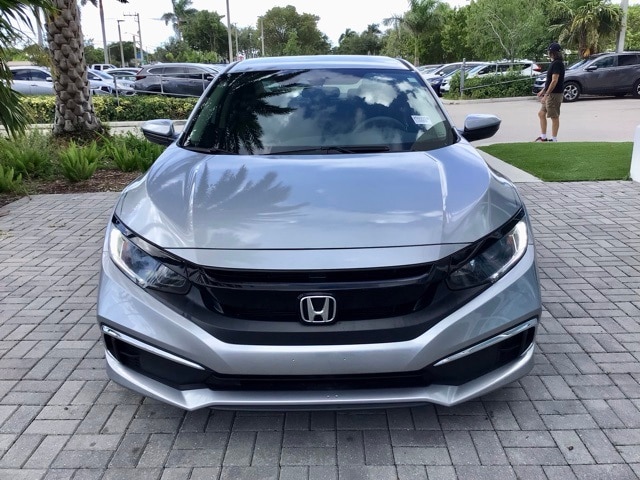 Certified 2020 Honda Civic LX with VIN 2HGFC2F62LH569720 for sale in Delray Beach, FL