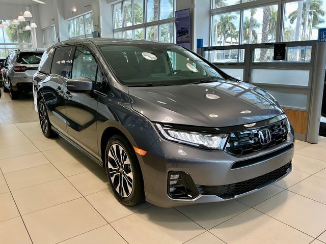 Gray (Modern Steel) 2026 Honda Odyssey Minivan Front-Wheel Drive 