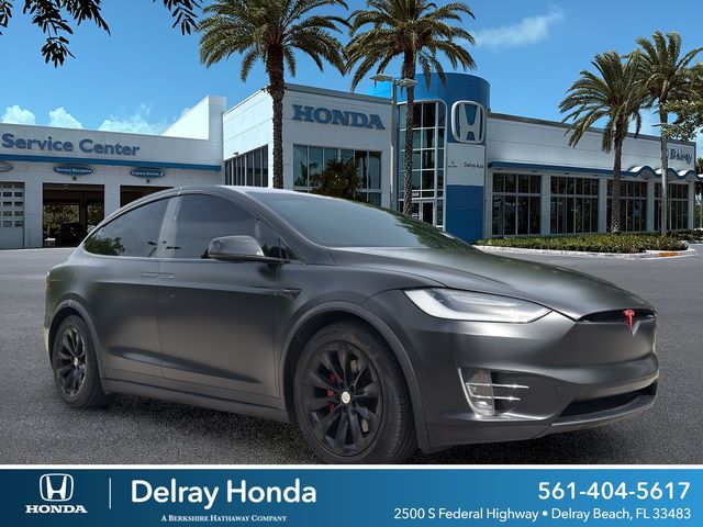 Black 2018 Tesla Model X SUV / Crossover All-Wheel Drive 1-Speed Automatic