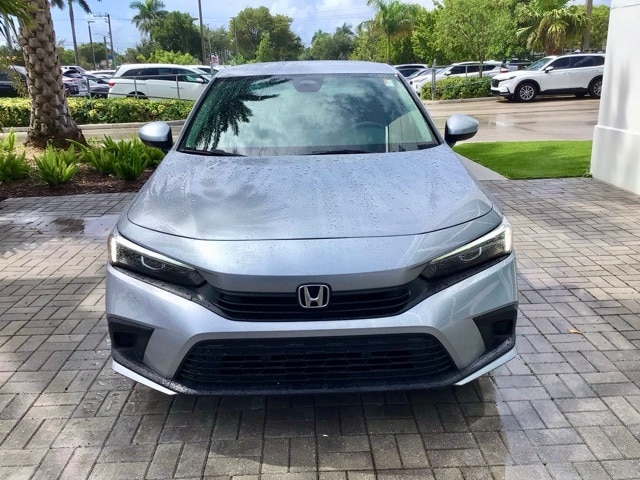 Certified 2022 Honda Civic LX with VIN 2HGFE2F25NH523308 for sale in Delray Beach, FL