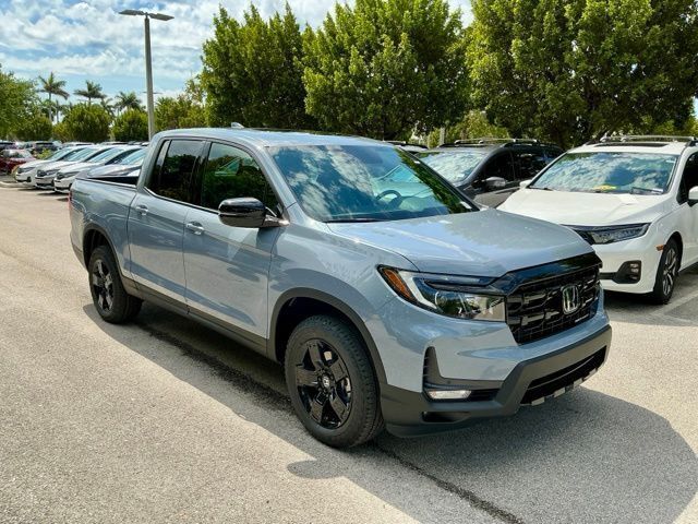 Sonic Gray Pearl 2026 Honda Ridgeline Black Edition AWD Pickup Truck All-Wheel Drive 9-Speed Automatic Overdrive