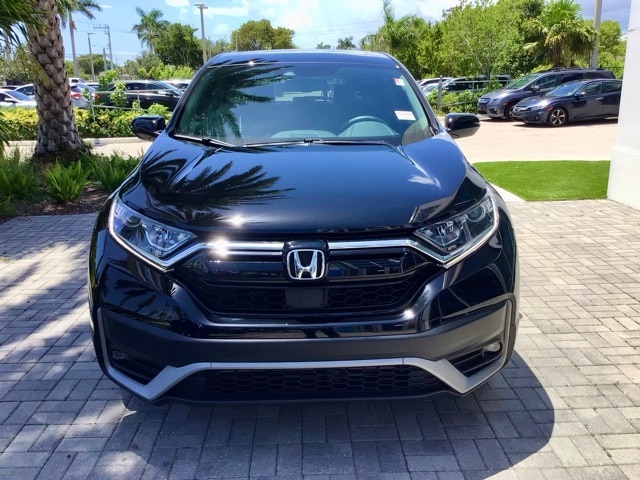 Certified 2022 Honda CR-V EX-L with VIN 5J6RW1H87NA011398 for sale in Delray Beach, FL