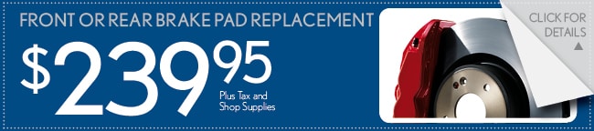 Brake Pad Service Special, Delray Beach, FL