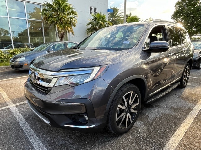 Used 2022 Honda Pilot Elite with VIN 5FNYF6H05NB029012 for sale in Delray Beach, FL