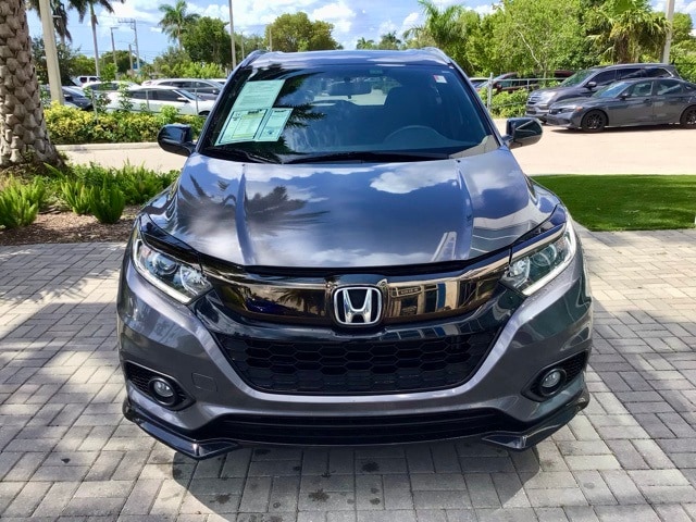 Used 2022 Honda HR-V Sport with VIN 3CZRU5H15NM744701 for sale in Delray Beach, FL