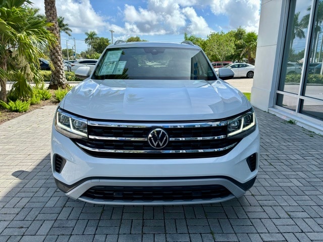 Used 2021 Volkswagen Atlas SEL with VIN 1V2ER2CA4MC545861 for sale in Delray Beach, FL