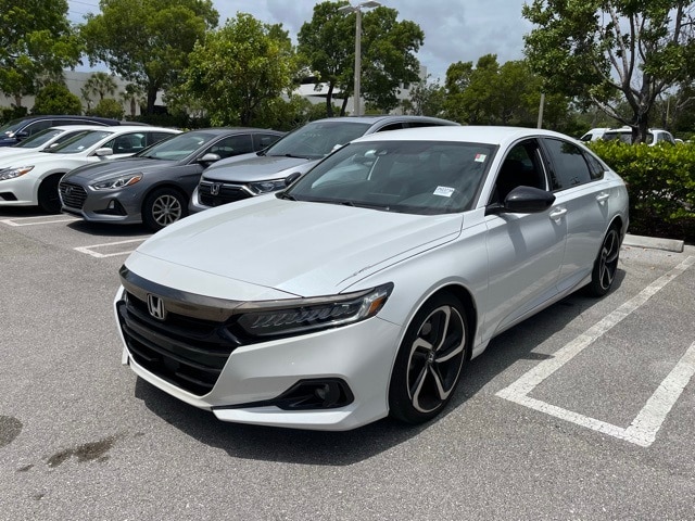 Certified 2022 Honda Accord Sport with VIN 1HGCV1F3XNA084756 for sale in Kansas City