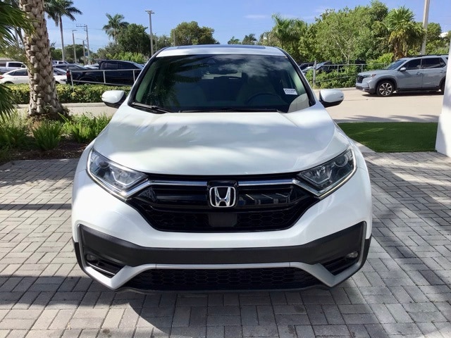 Used 2021 Honda CR-V EX-L with VIN 7FARW1H85ME021671 for sale in Delray Beach, FL