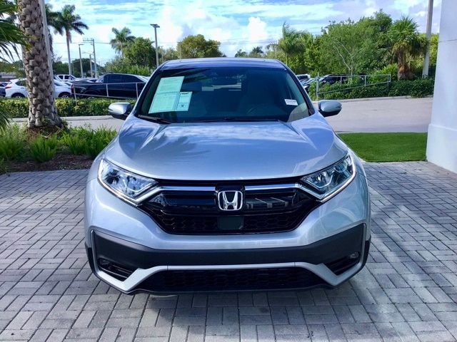 Certified 2022 Honda CR-V EX with VIN 5J6RW1H55NA013463 for sale in Delray Beach, FL