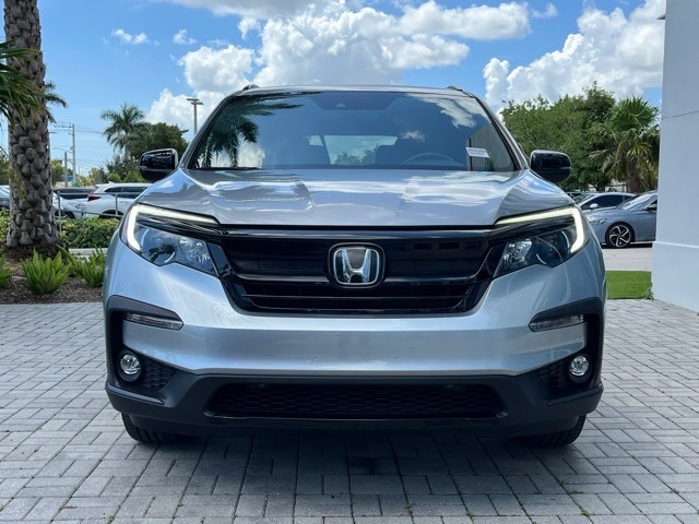 Certified 2022 Honda Pilot Sport with VIN 5FNYF5H31NB007092 for sale in Delray Beach, FL