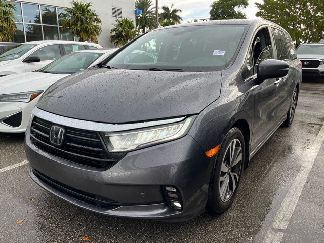 Certified 2021 Honda Odyssey Touring with VIN 5FNRL6H81MB036489 for sale in Delray Beach, FL