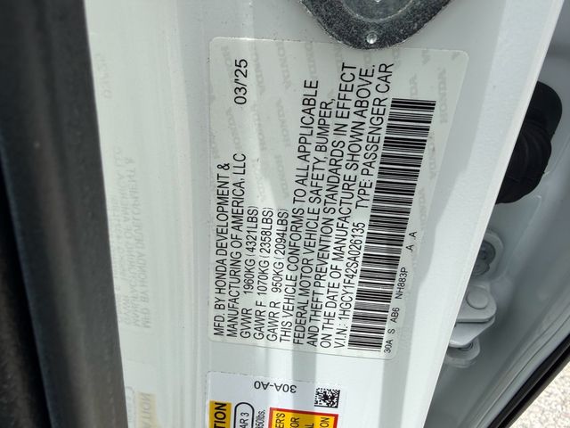 2025 Honda Accord SE - Photo 23