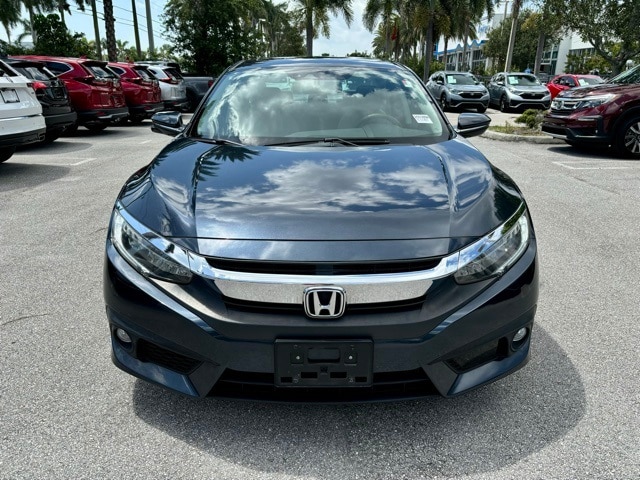 Used 2016 Honda Civic Touring with VIN 19XFC1F90GE219720 for sale in Delray Beach, FL