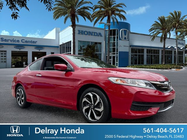 San Marino Red 2016 Honda Accord Coupe LX-S with Honda Sensing Coupe Front-Wheel Drive Continuously Variable Transmission