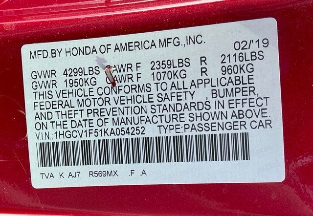 2019 Honda Accord EX-L - Photo 30