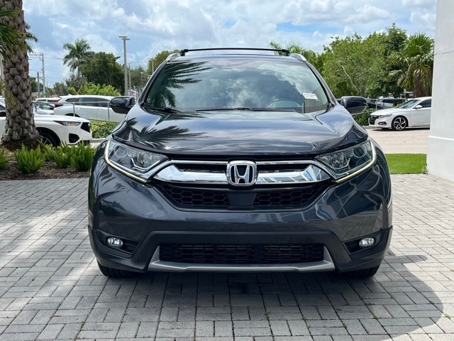 Used 2017 Honda CR-V EX-L with VIN 5J6RW1H80HL012966 for sale in Delray Beach, FL