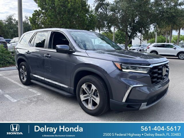 Gray (Modern Steel) 2025 Honda Pilot EX-L AWD SUV / Crossover All-Wheel Drive Automatic