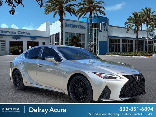 Atomic Silver 2023 Lexus IS Sedan Rear-Wheel Drive 8-Speed Automatic