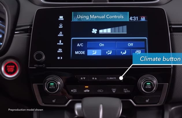 Video: How to Use Climate Control on the Honda CR-V Display Audio 