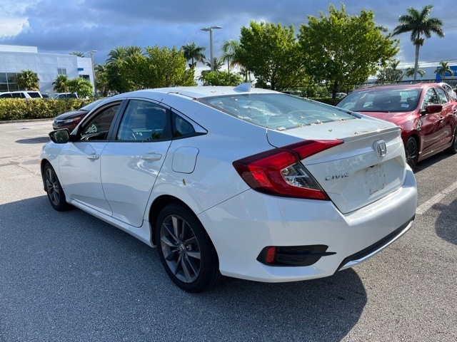 Used 2019 Honda Civic EX with VIN 19XFC1F31KE215440 for sale in Delray Beach, FL