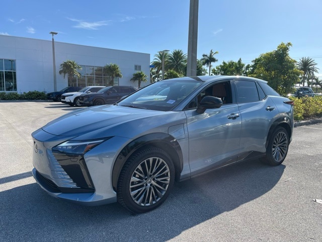 Used 2023 Lexus RZ Luxury with VIN JTJAAAAB4PA017702 for sale in Delray Beach, FL