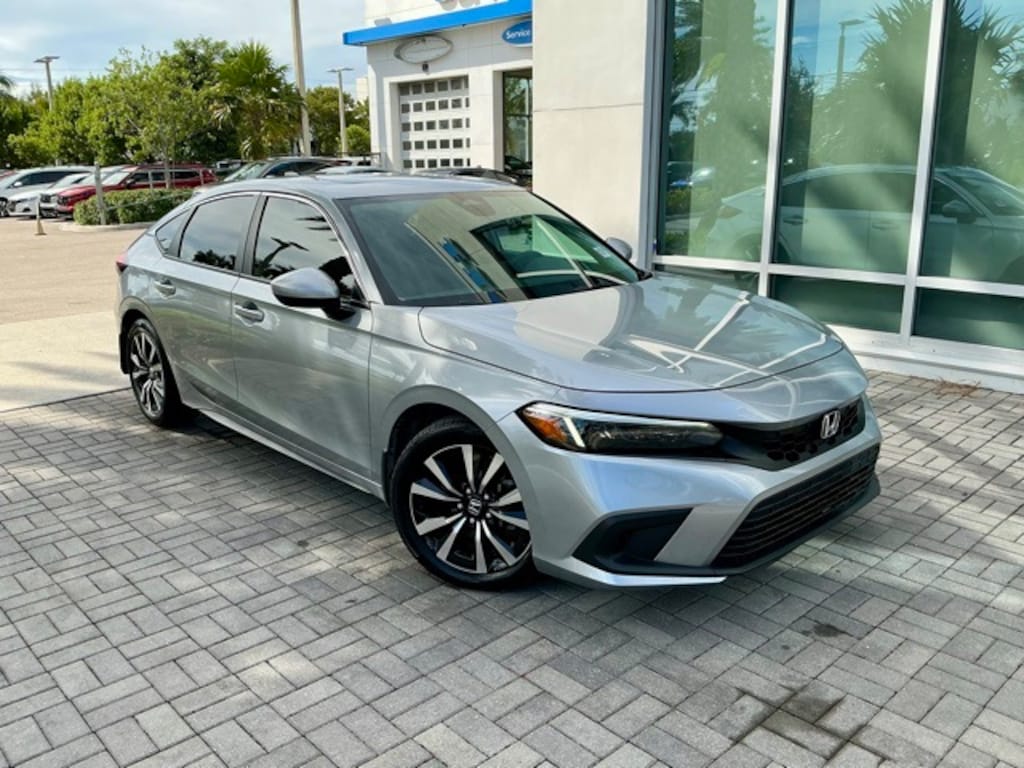 Certified 2024 Honda Civic EX-L Hatchback