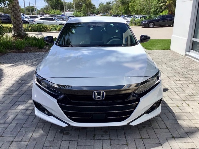 Certified 2022 Honda Accord Hybrid Sport with VIN 1HGCV3F24NA042540 for sale in Delray Beach, FL