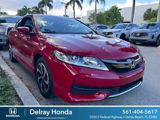 San Marino Red 2016 Honda Accord Coupe LX-S with Honda Sensing Coupe Front-Wheel Drive Continuously Variable Transmission
