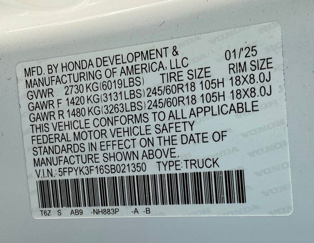 2025 Honda Ridgeline Sport - Photo 32